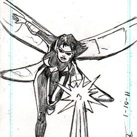 Sketch Card – Wasp