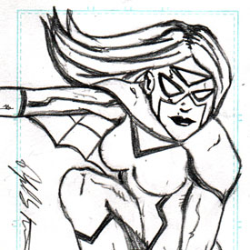 Sketch Card – Spider-Woman