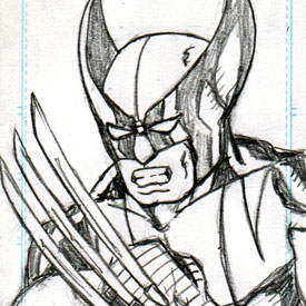 Sketch Card – Wolverine