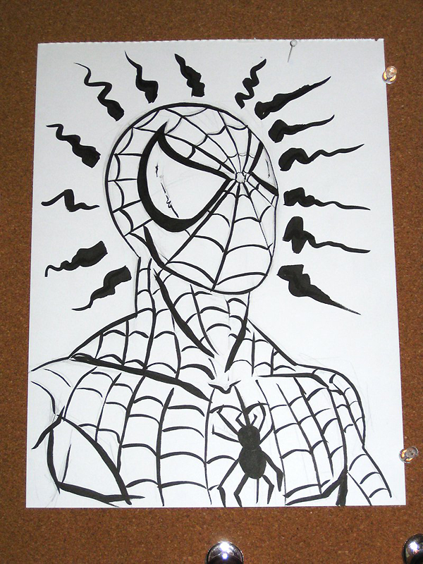 Spider-Man-Ink-Sketch