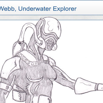 30 Characters Challenge 2013 – #5 Chelsea Webb, Underwater Explorer