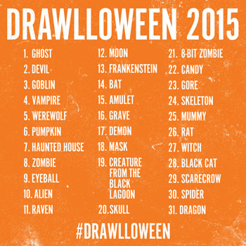 Drawlloween 2015 is Here!