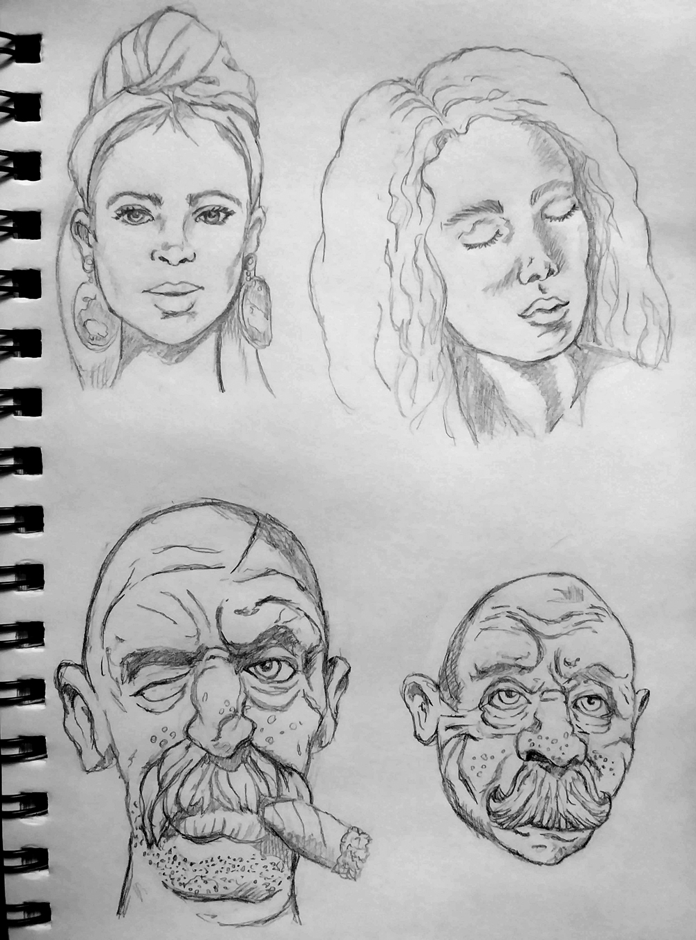Drawing Different Types of Faces with the 100 Heads Challenge - RSC Arts