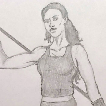 Character Design: Sketching an Athletic Afro-Latinx Heroine